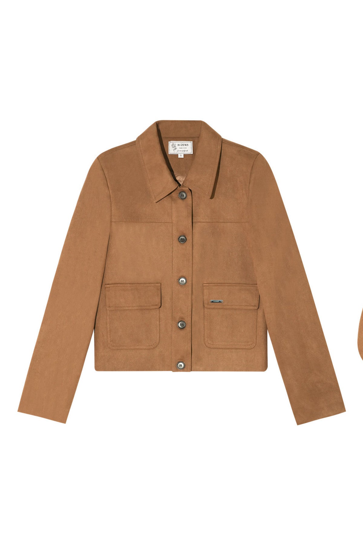 Faux Suede Brown Jacket
