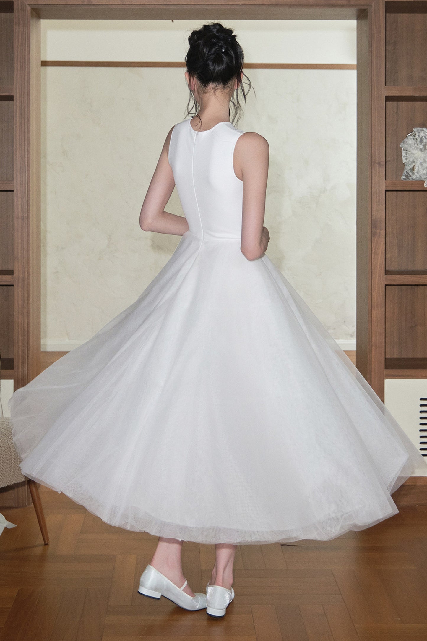Butterfly Knot Mesh Dress