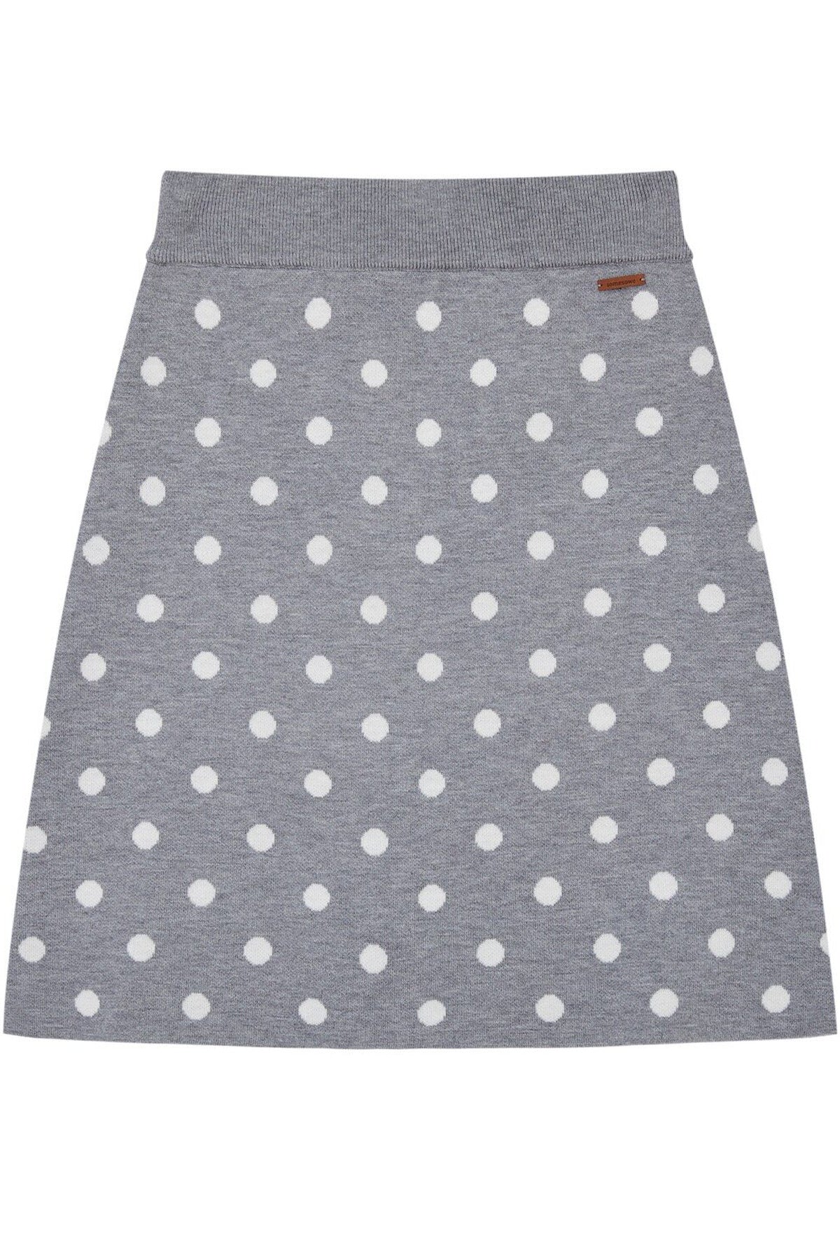 Retro Polka Dot Faux Two-Piece Knit Sweater Set-Up