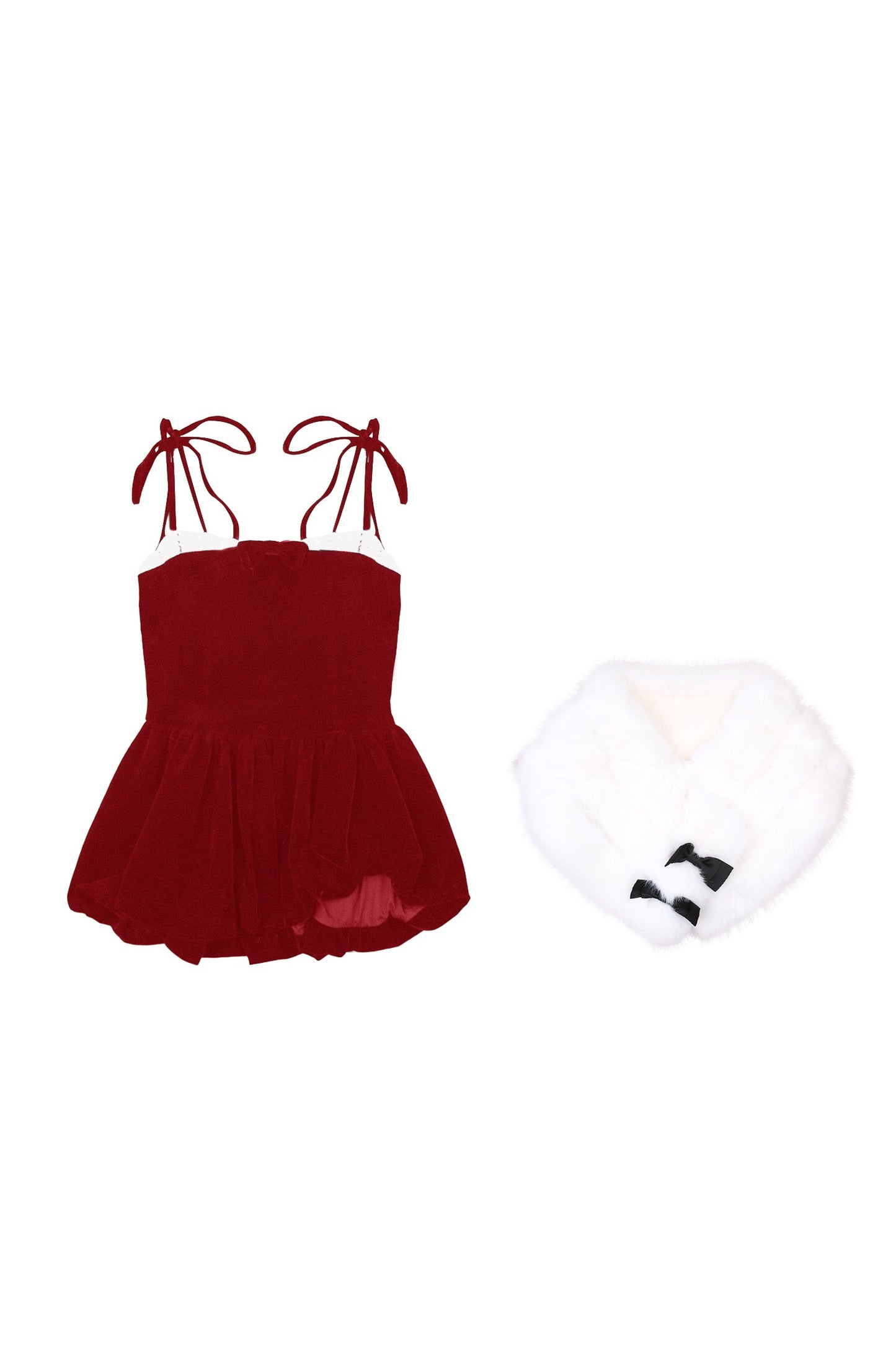 Velvet Lace Bud Dress, Pants and Jacket Set