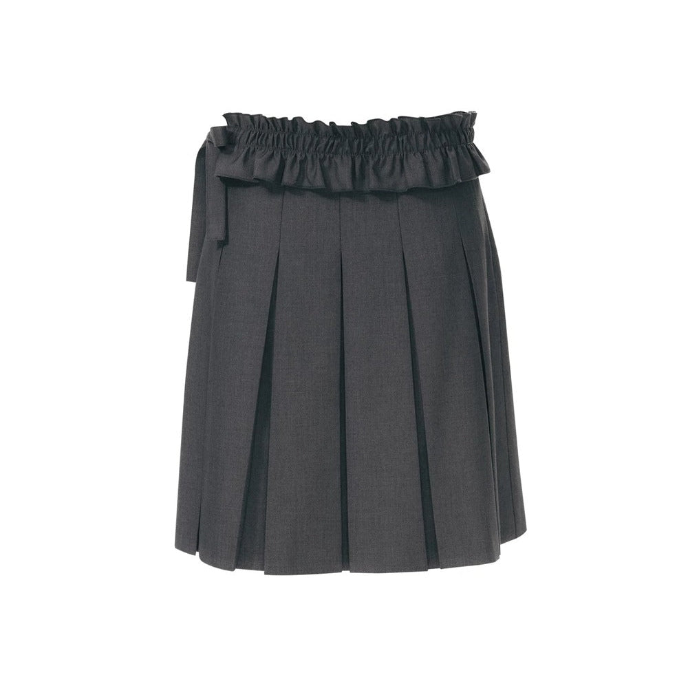 Conjunto de falda plisada desmontable de largo medio
