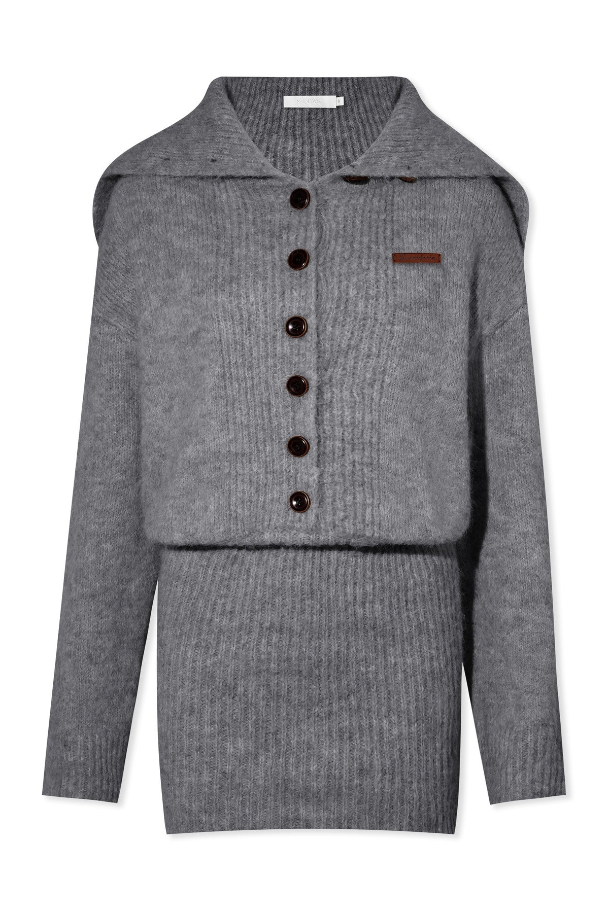 Long Sleeve Body-Hugging Knit Dress