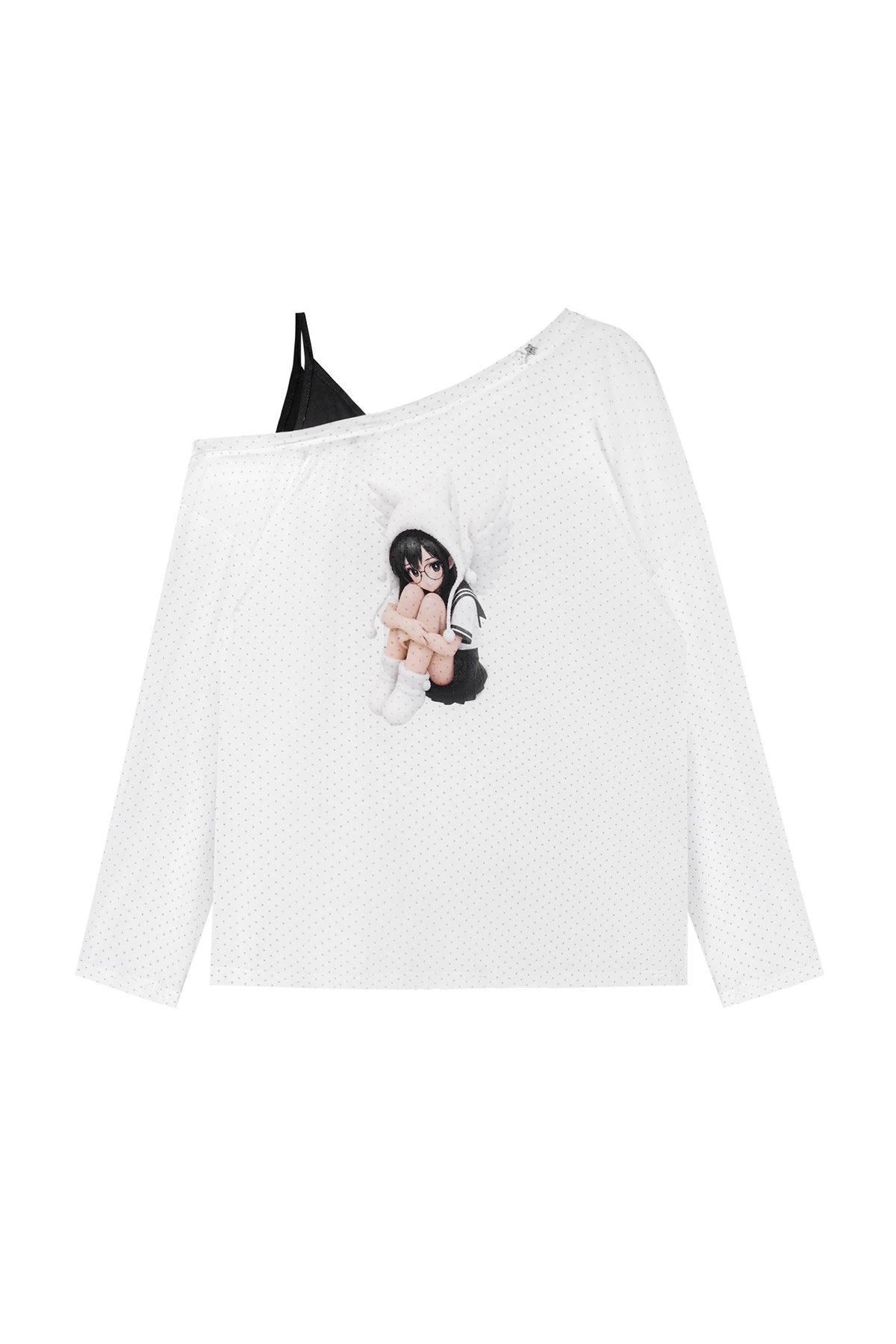 Star Sailor Angel Off-Shoulder T-Shirt