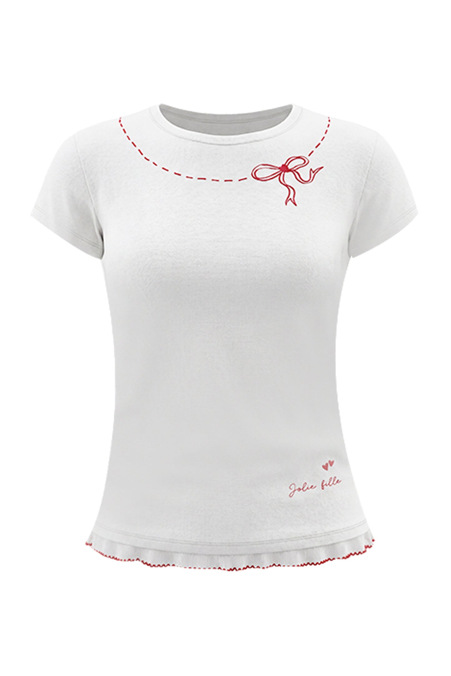 Bow Print Lyocell Blouse