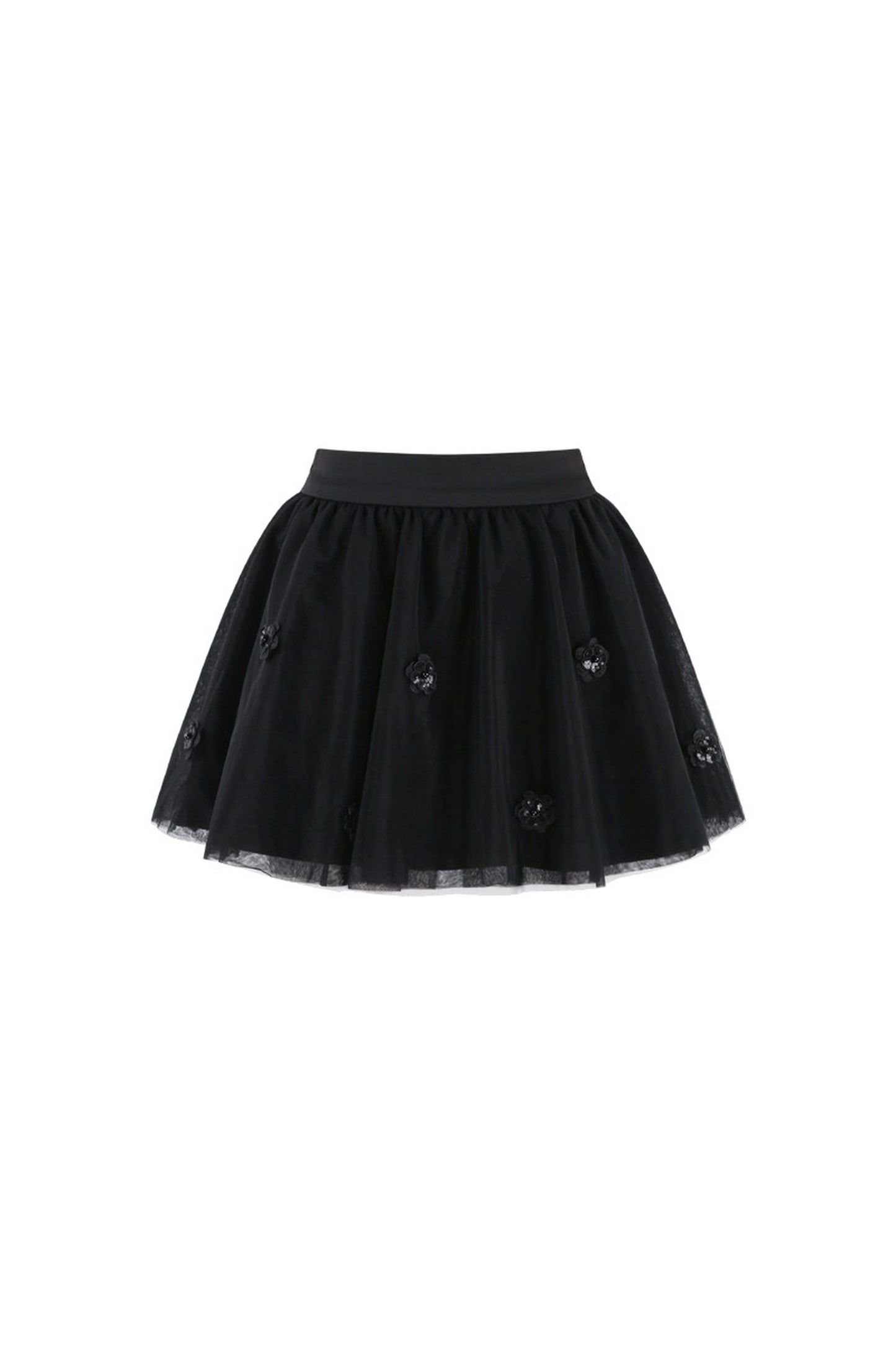 Bowknot Peplum Top and Tulle Skirt Set-Up