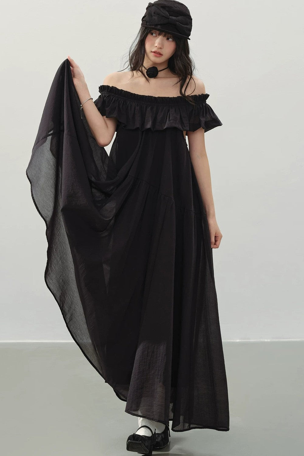 Old Dream Ruffle Dress