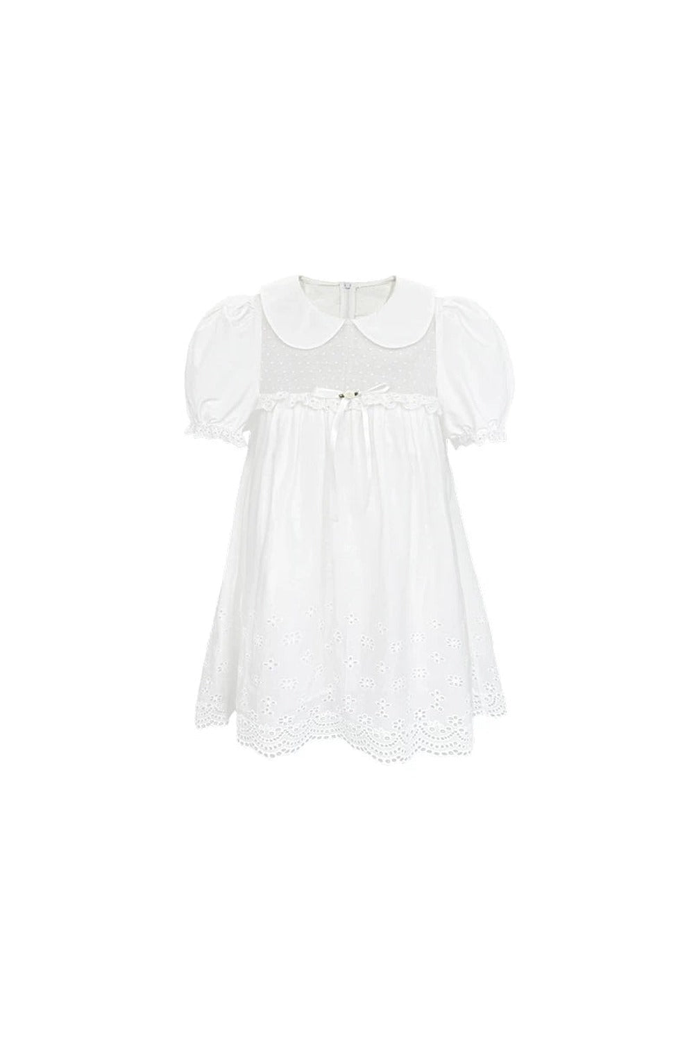 White Angel Embroidery Dress