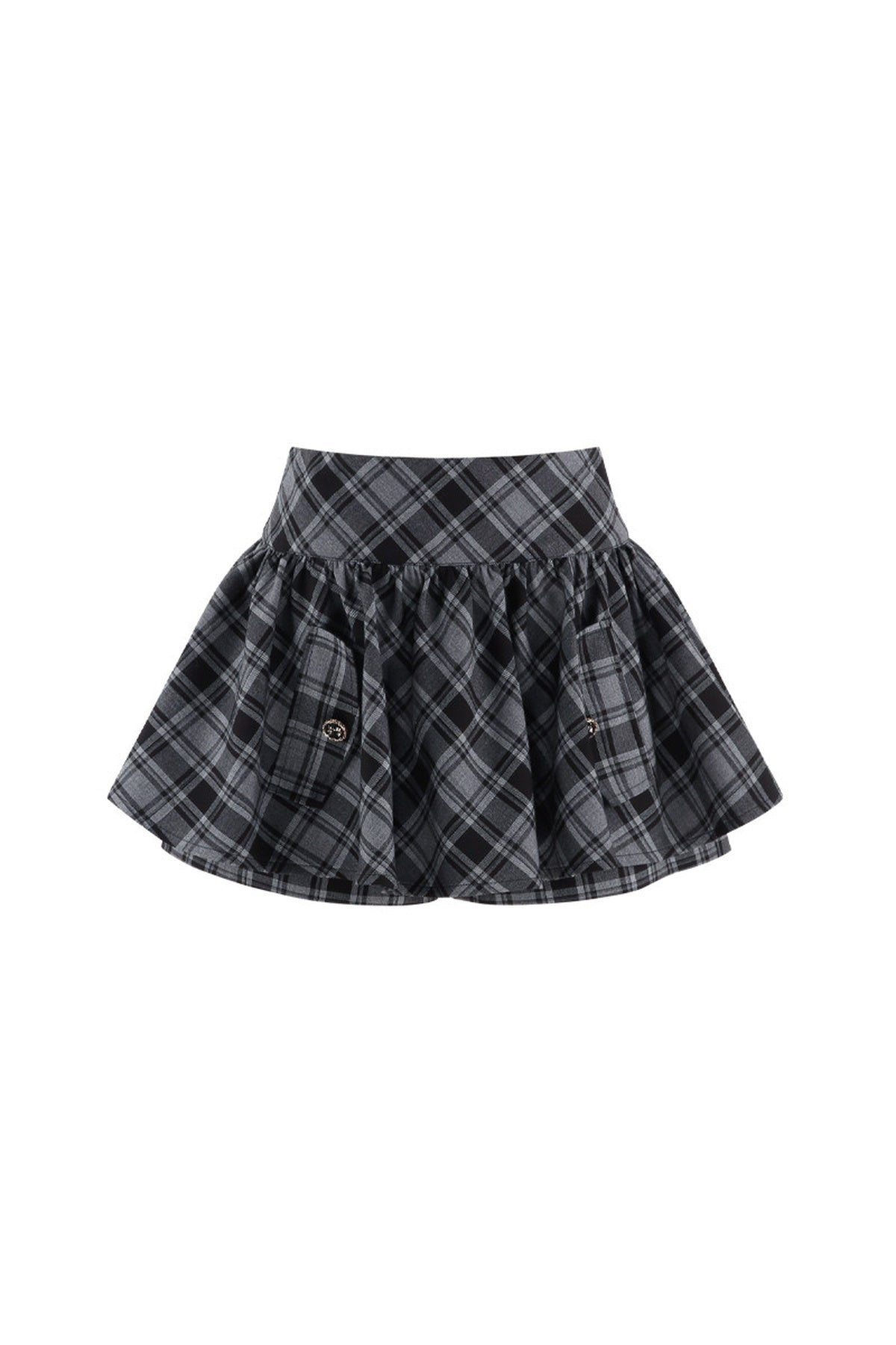 Ruffled V-Neck Blouse and Skirt Set-Up