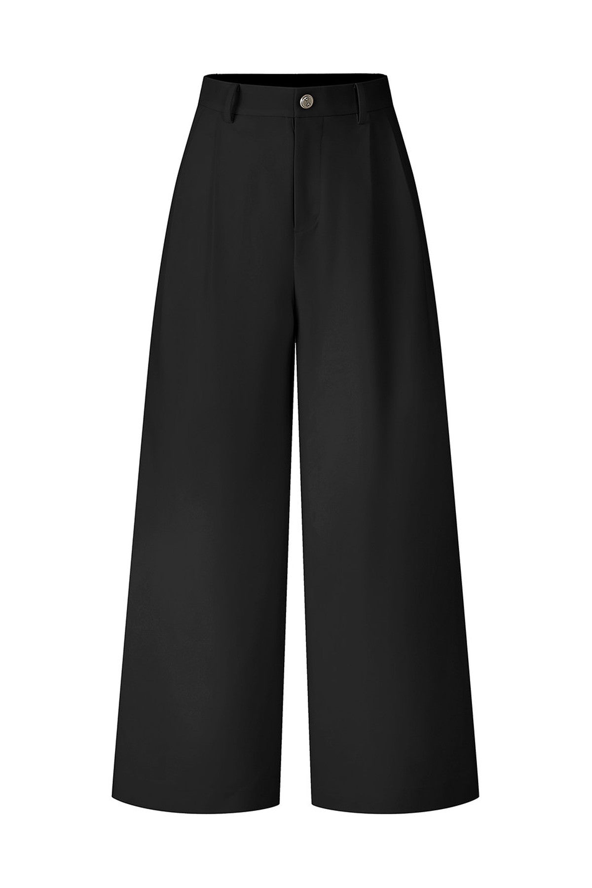 Low-Waisted Wide-Leg Trousers