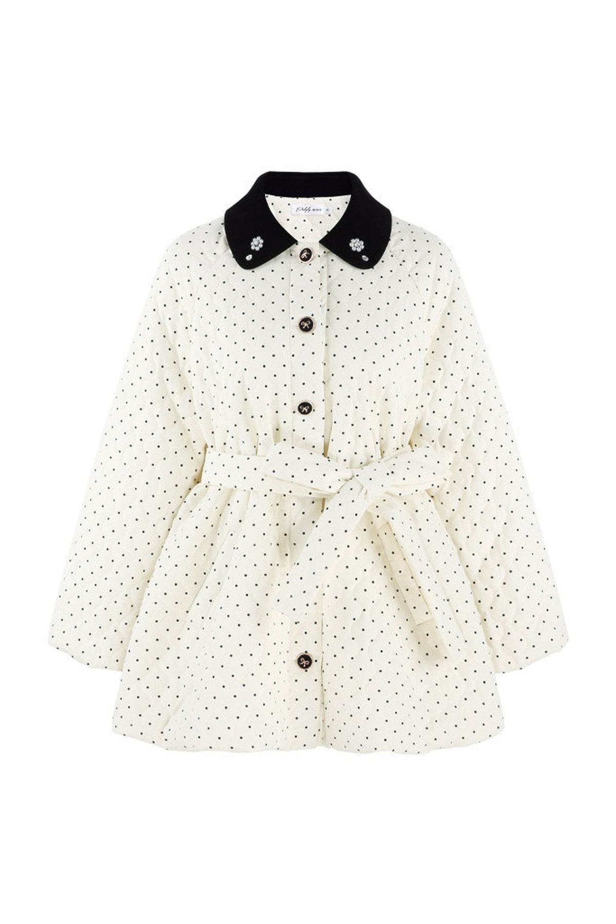 Polka Dot Cotton Coat