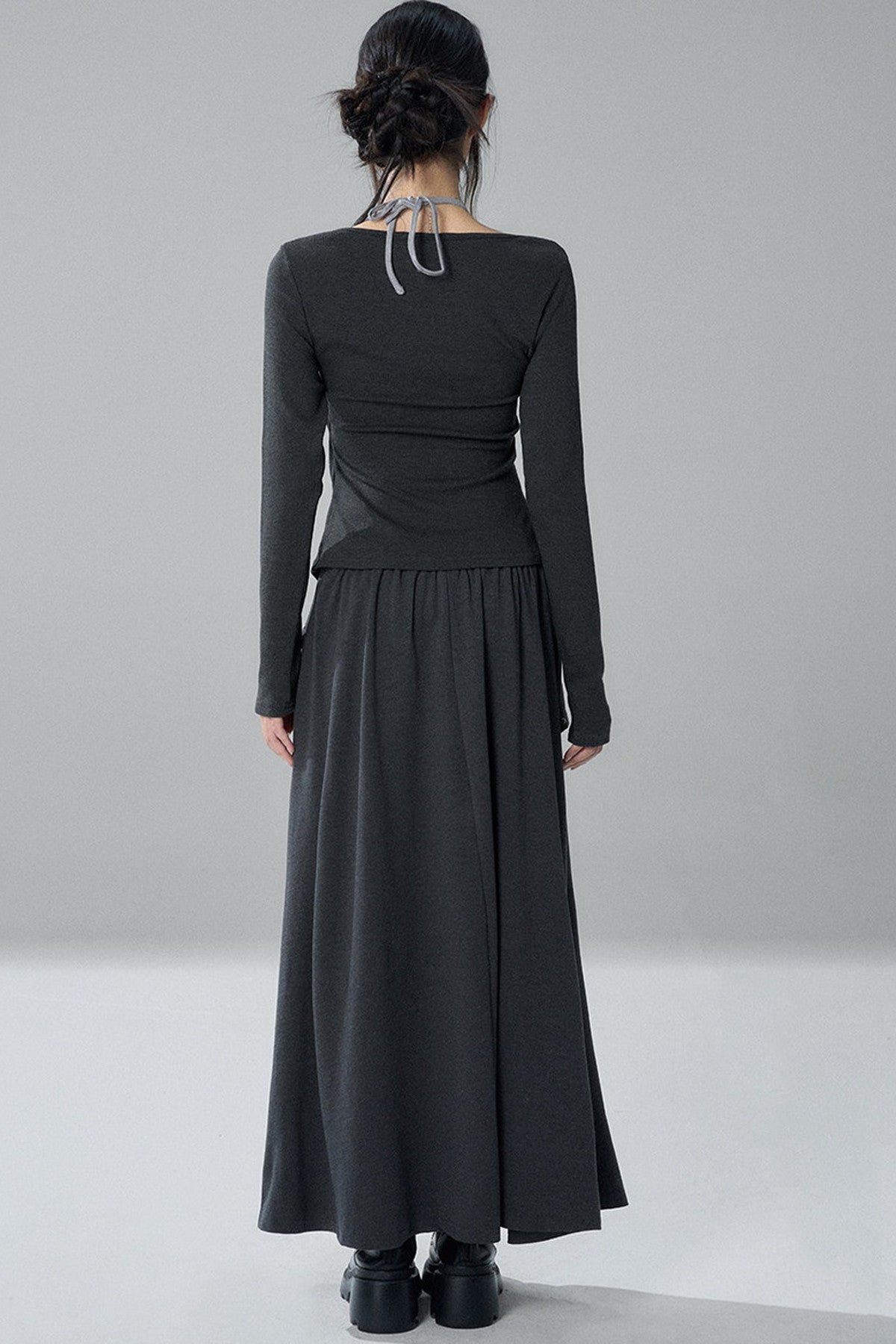 Layered-Look Halter Neck Top