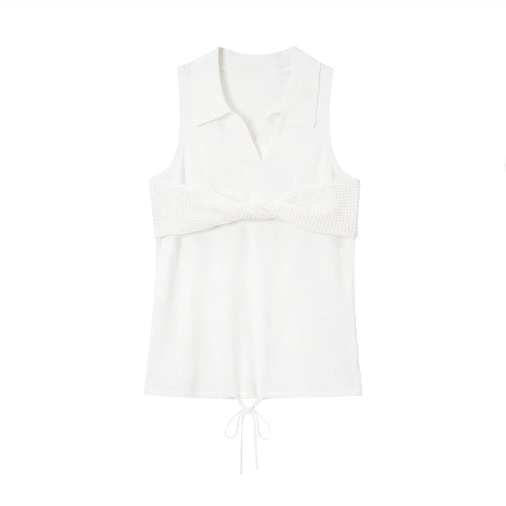 Twisted Knot Polo Vest