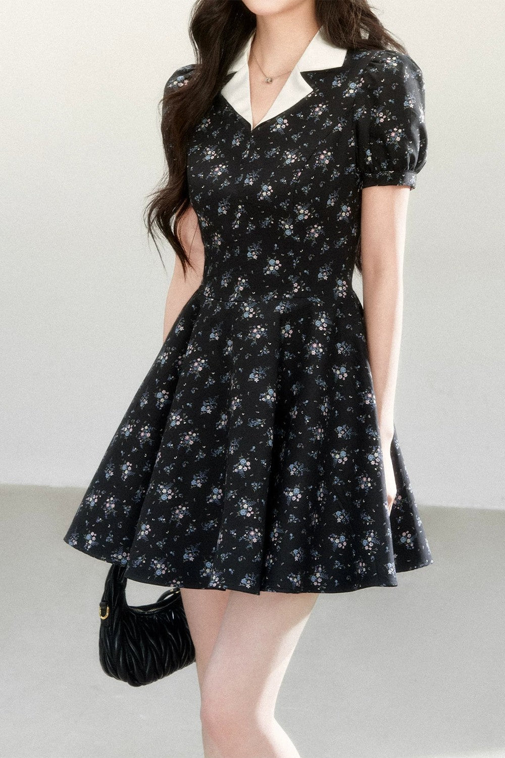 Vestido Elegante Estampado Tipo Señorita