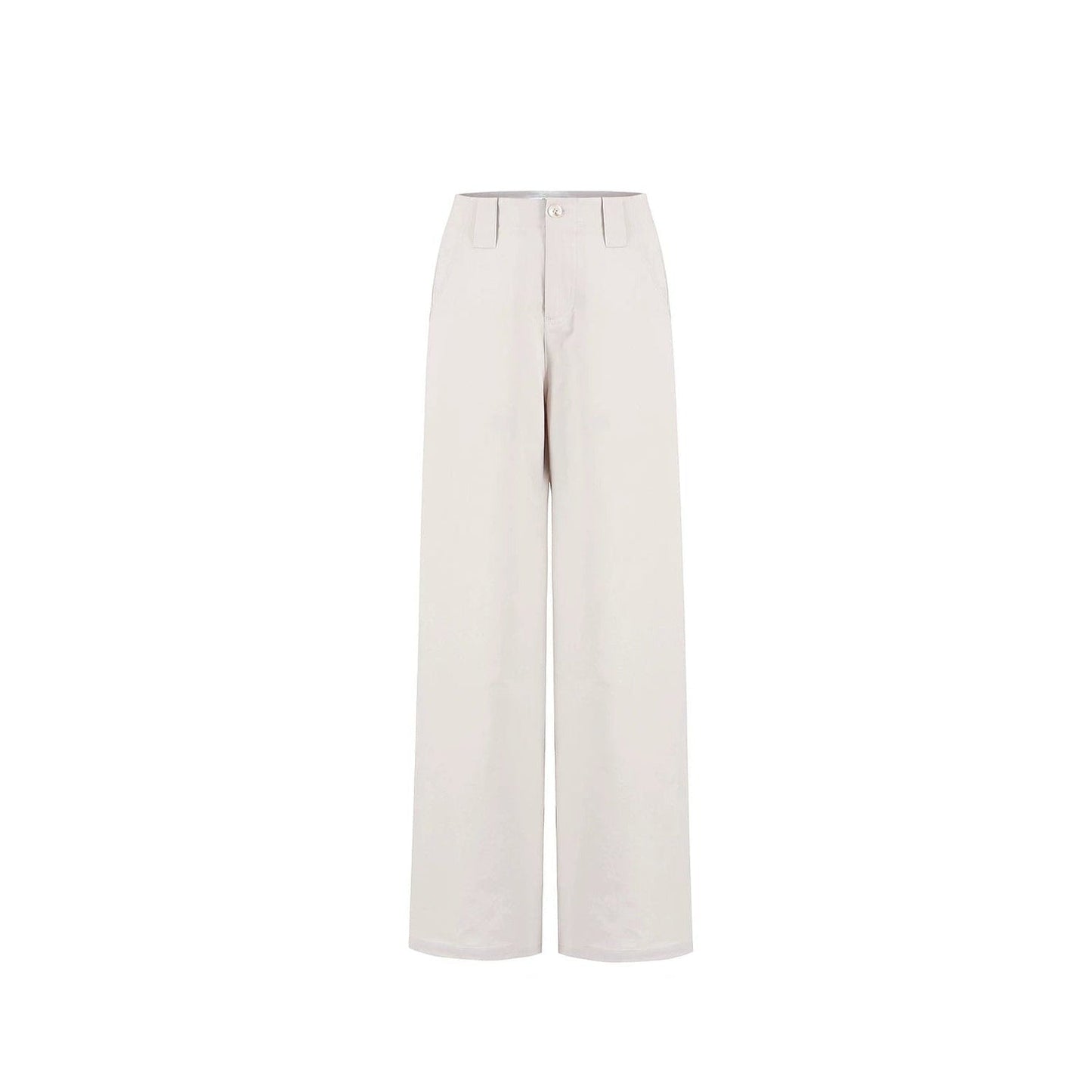 Pantaloni a gamba larga a vita alta