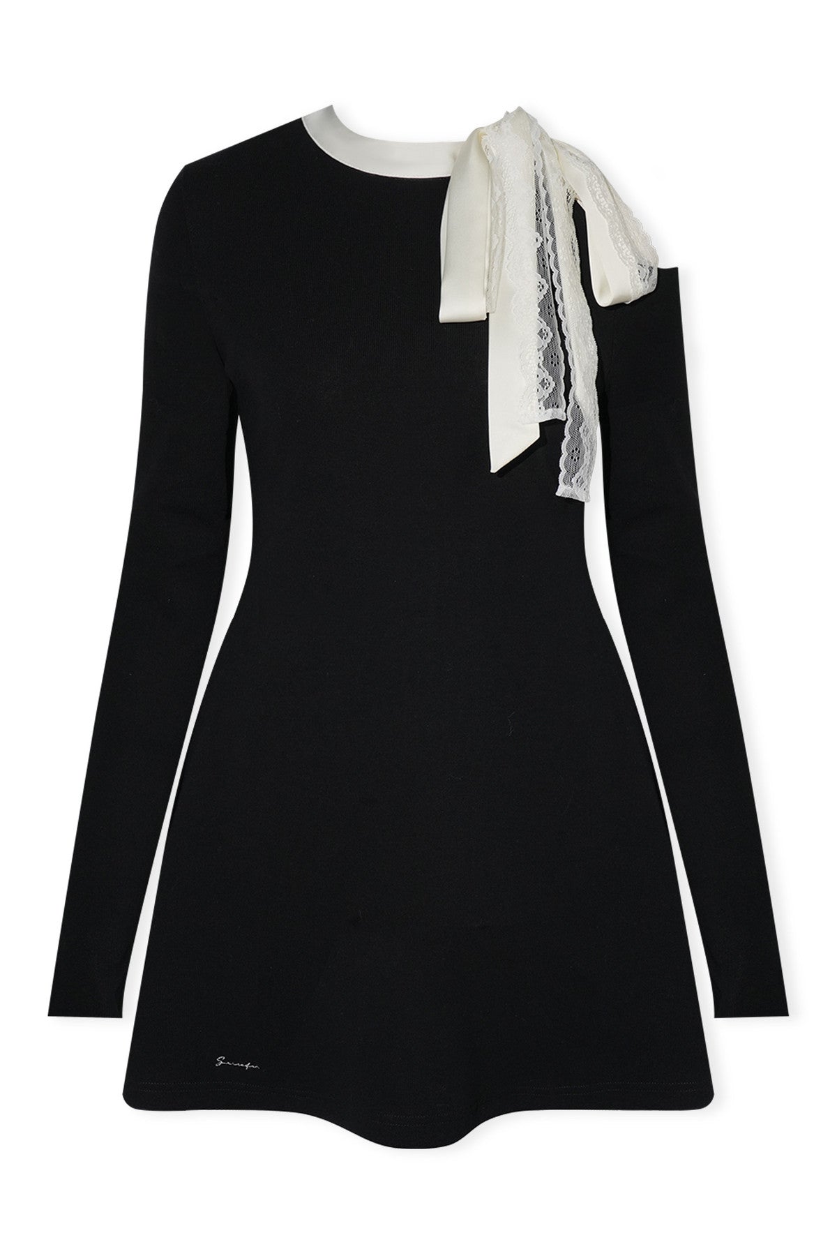 Black Lace Off-Shoulder Dress