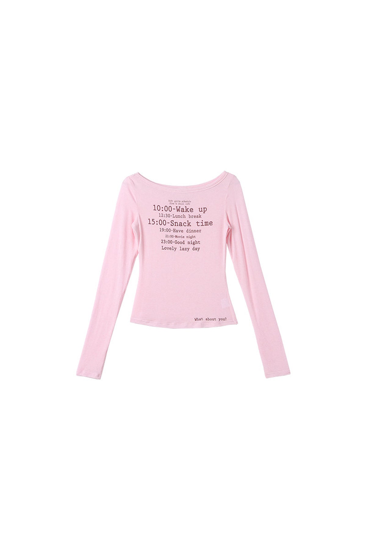 Neon Vitality Pink Long Sleeve Top