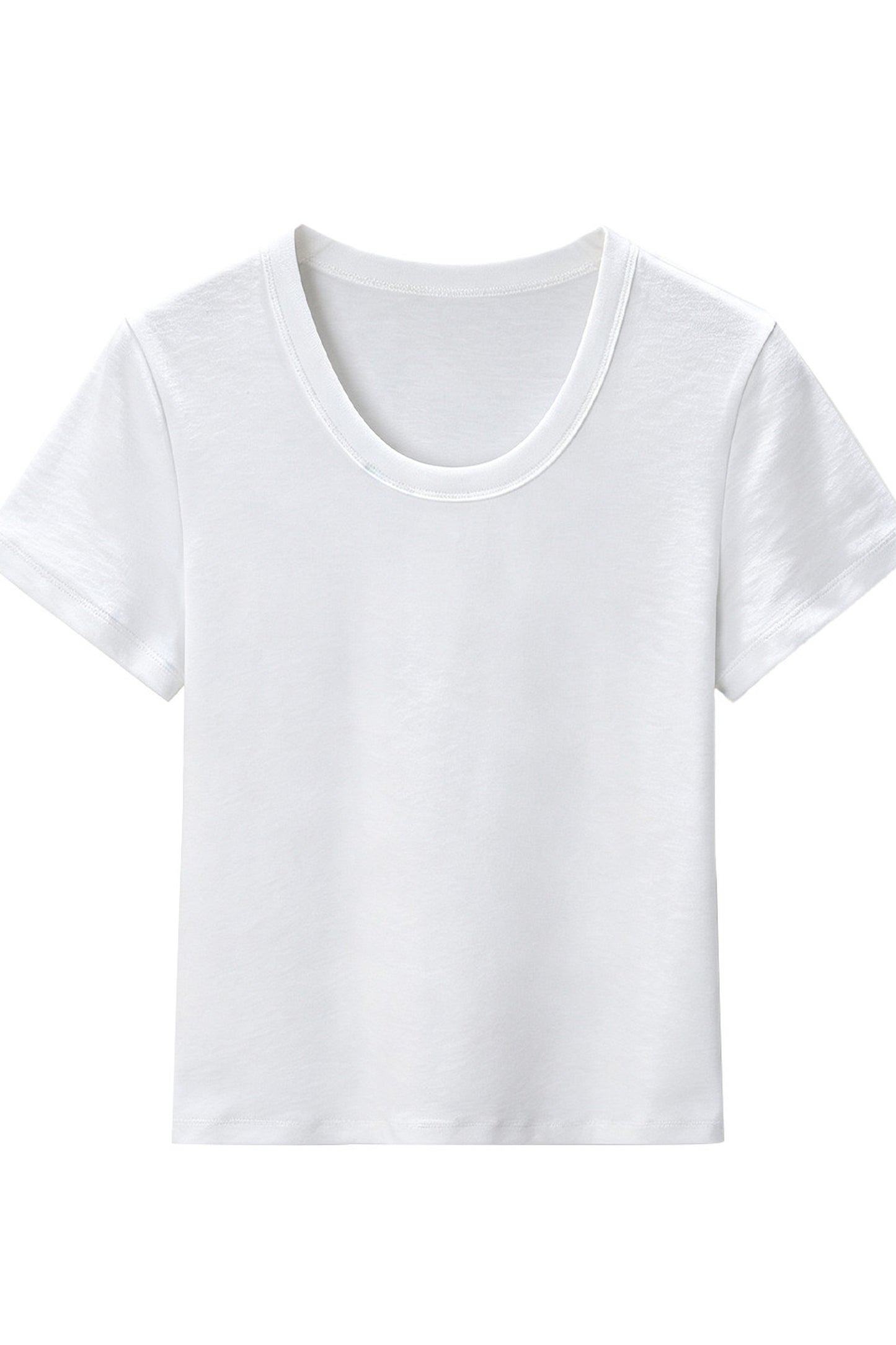 Snowflake Cotton Linen Short-Sleeve Top