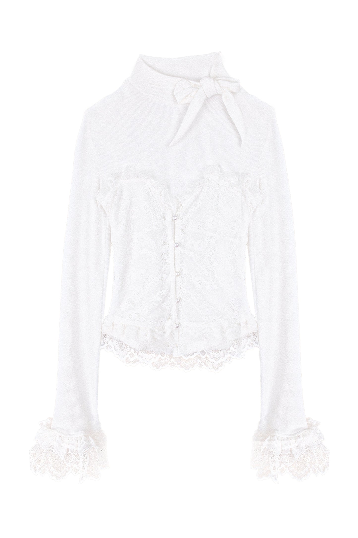 Fleece-Lined Lace Cape Set-Up