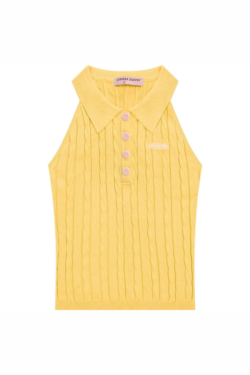 Gilet Polo in Maglia Retrò