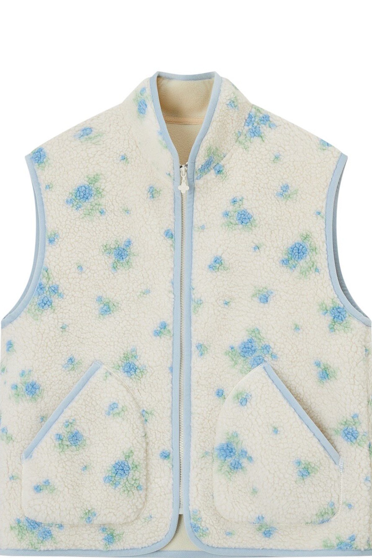 Floral Fleece Vest