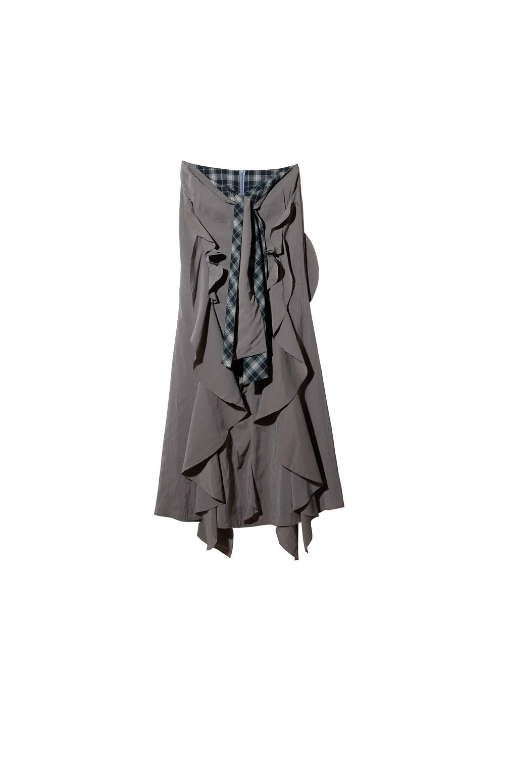 Bohemian Distressed Ruffled Skirt