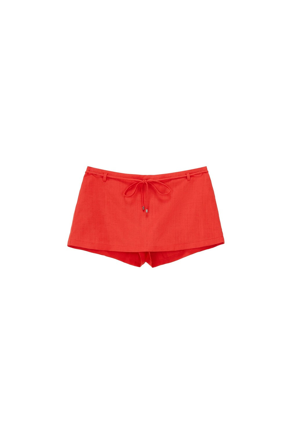 Vintage-Leinenrock mit niedriger Taille