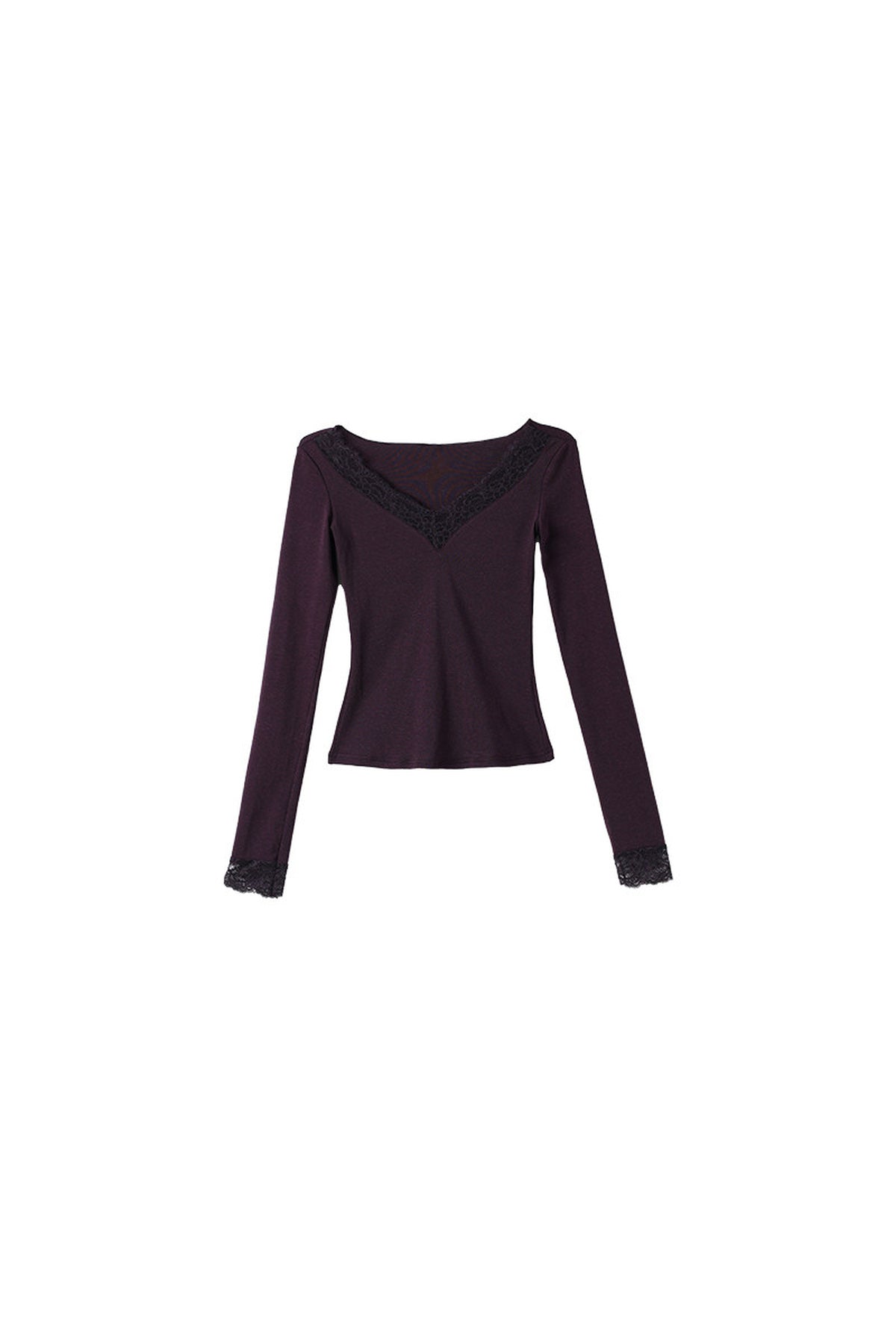 Grape Purple Long Sleeve T-shirt