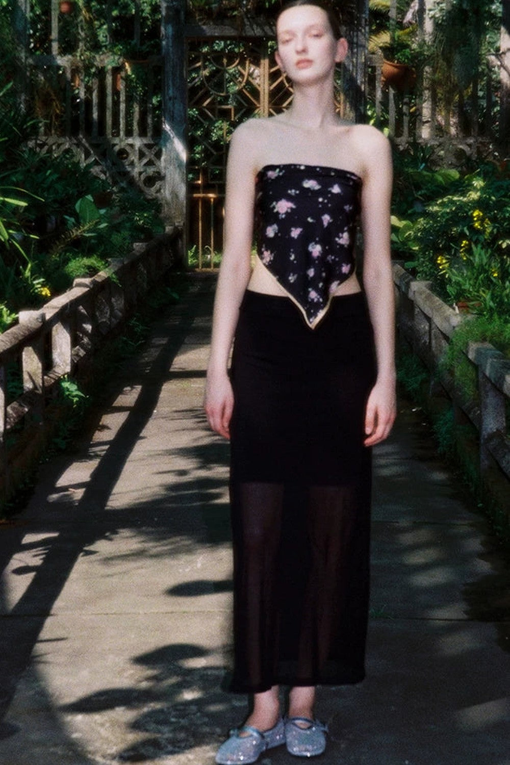 Old Money Patchwork Skirt