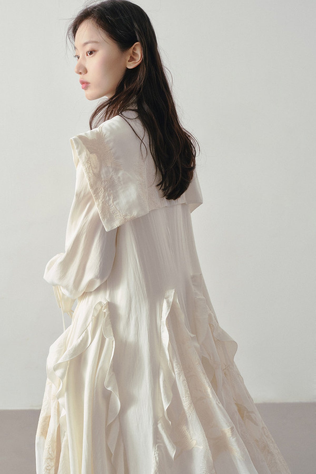 Embroidery Shawl Dress