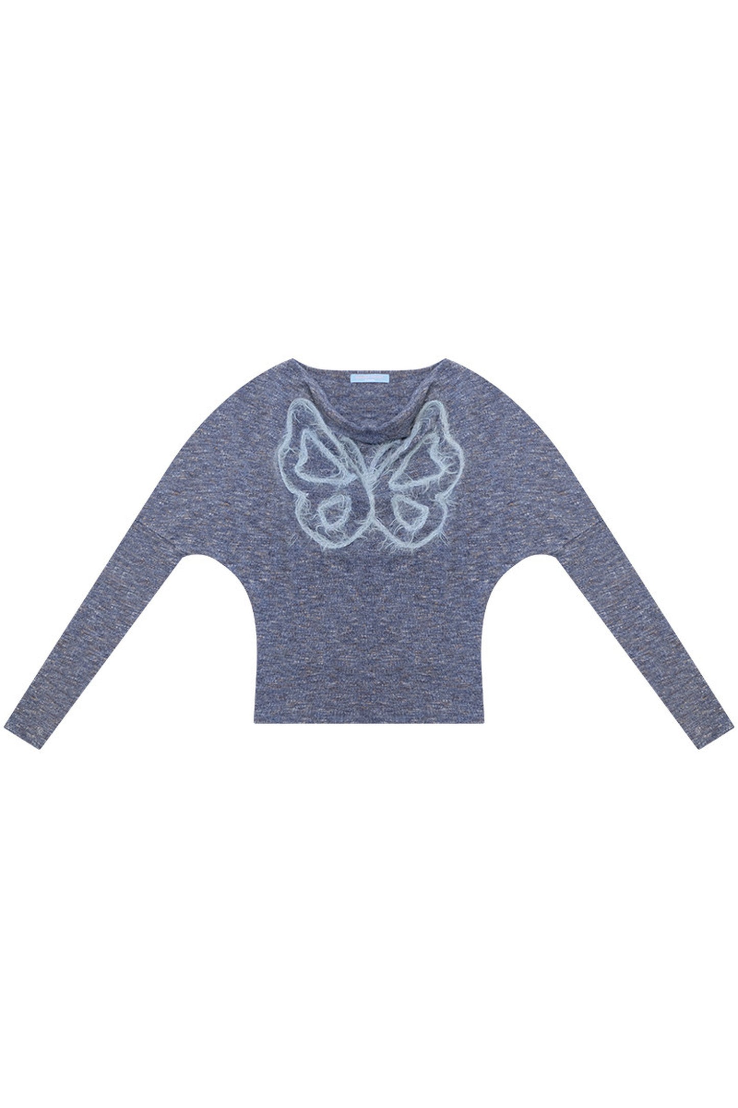 Retro Butterfly Knit Top
