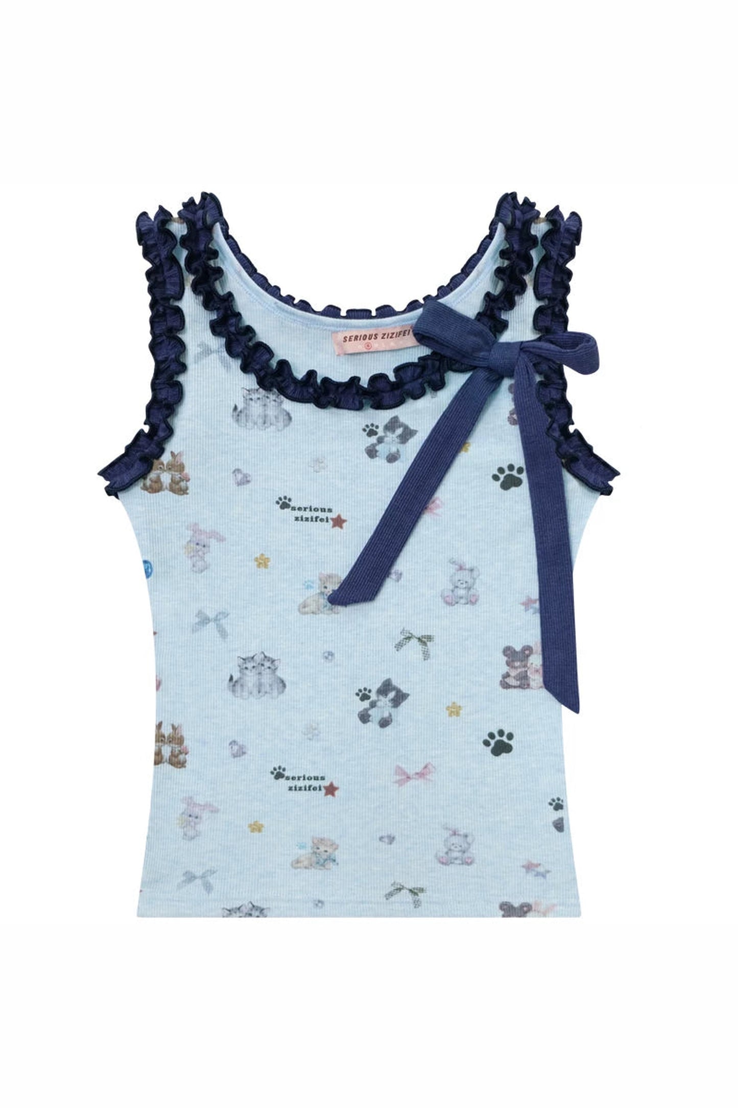 Cat Paradise Ruffled Camisole
