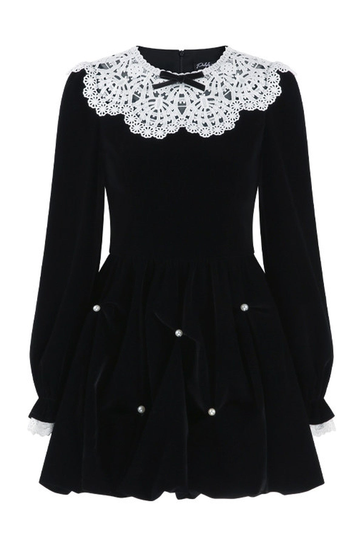 Velvet Bud Lace Dress