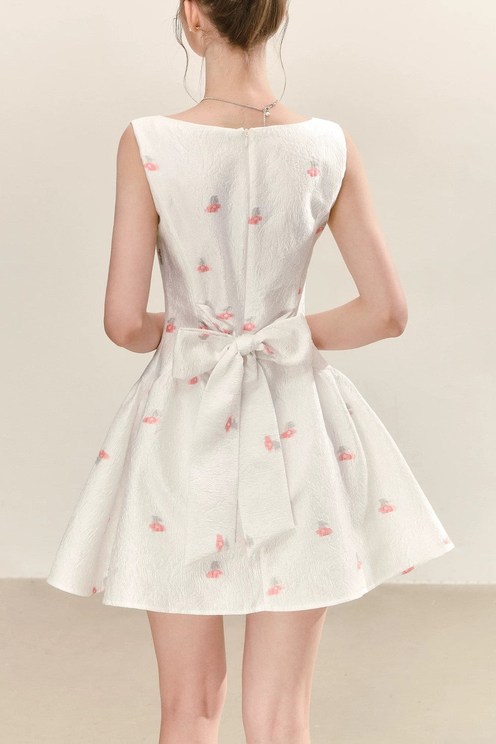 Elegant White Vest Dress