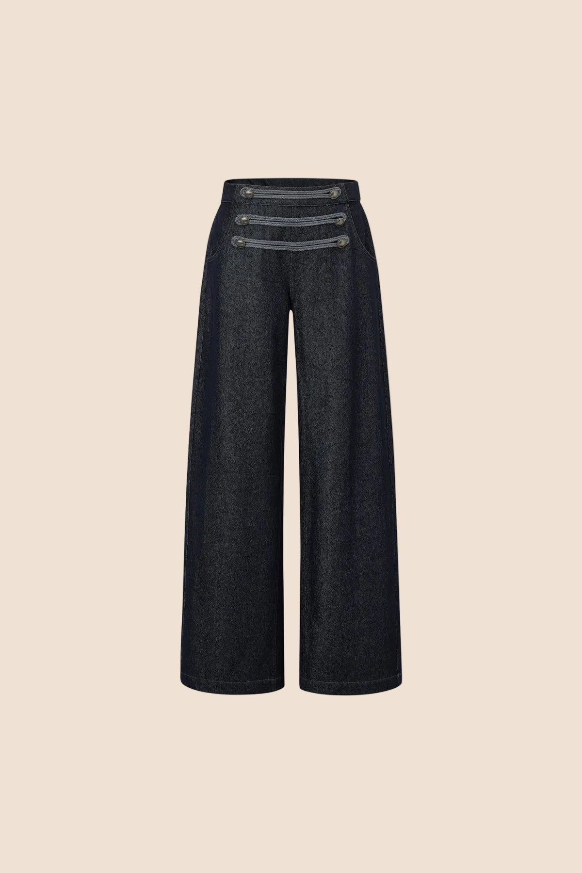 Straight Leg Denim Jeans