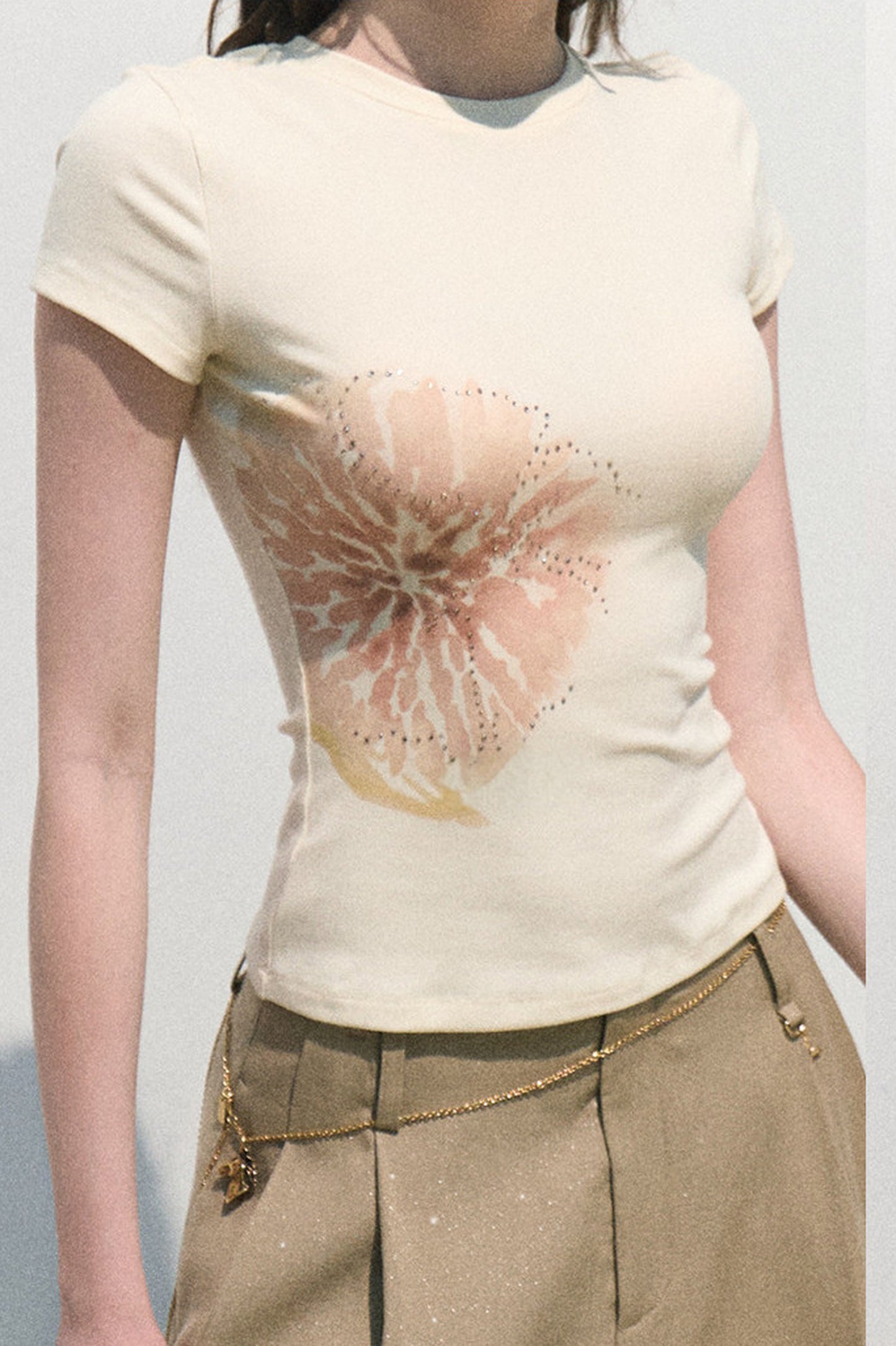 Light-Colored Eyes Cotton Top
