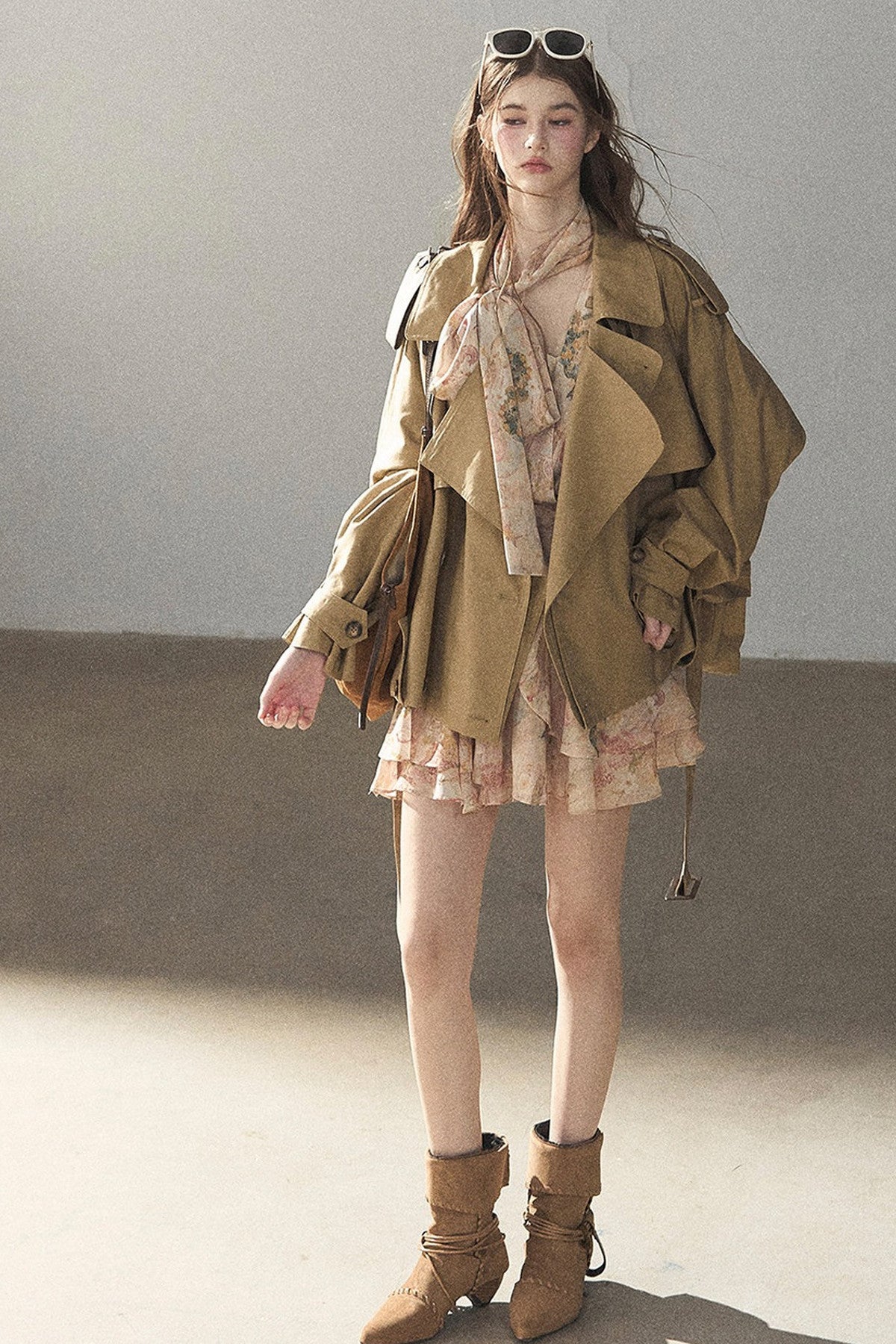 Loose Fit Trench Coat