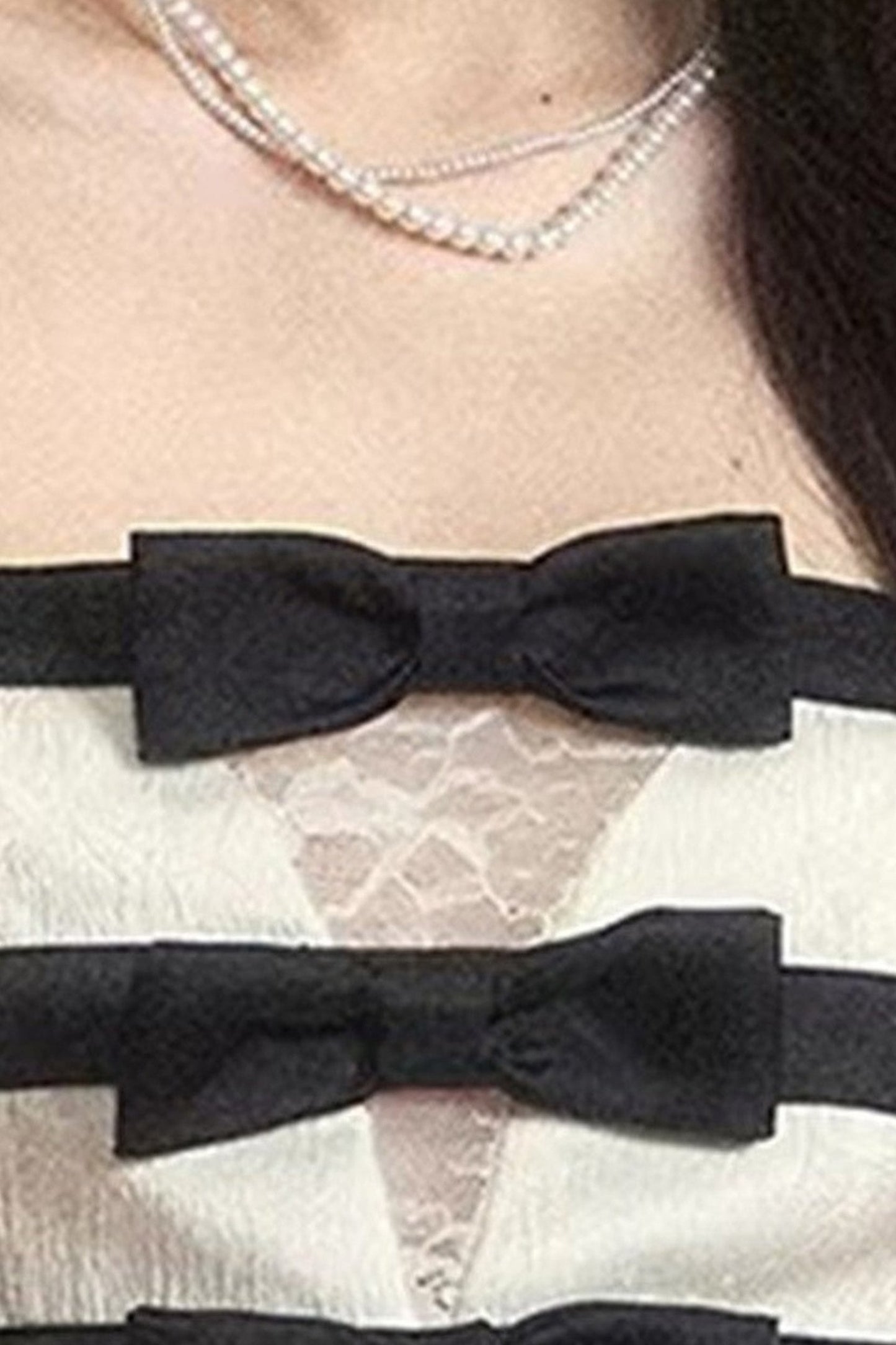 French Lace One-Shoulder Top