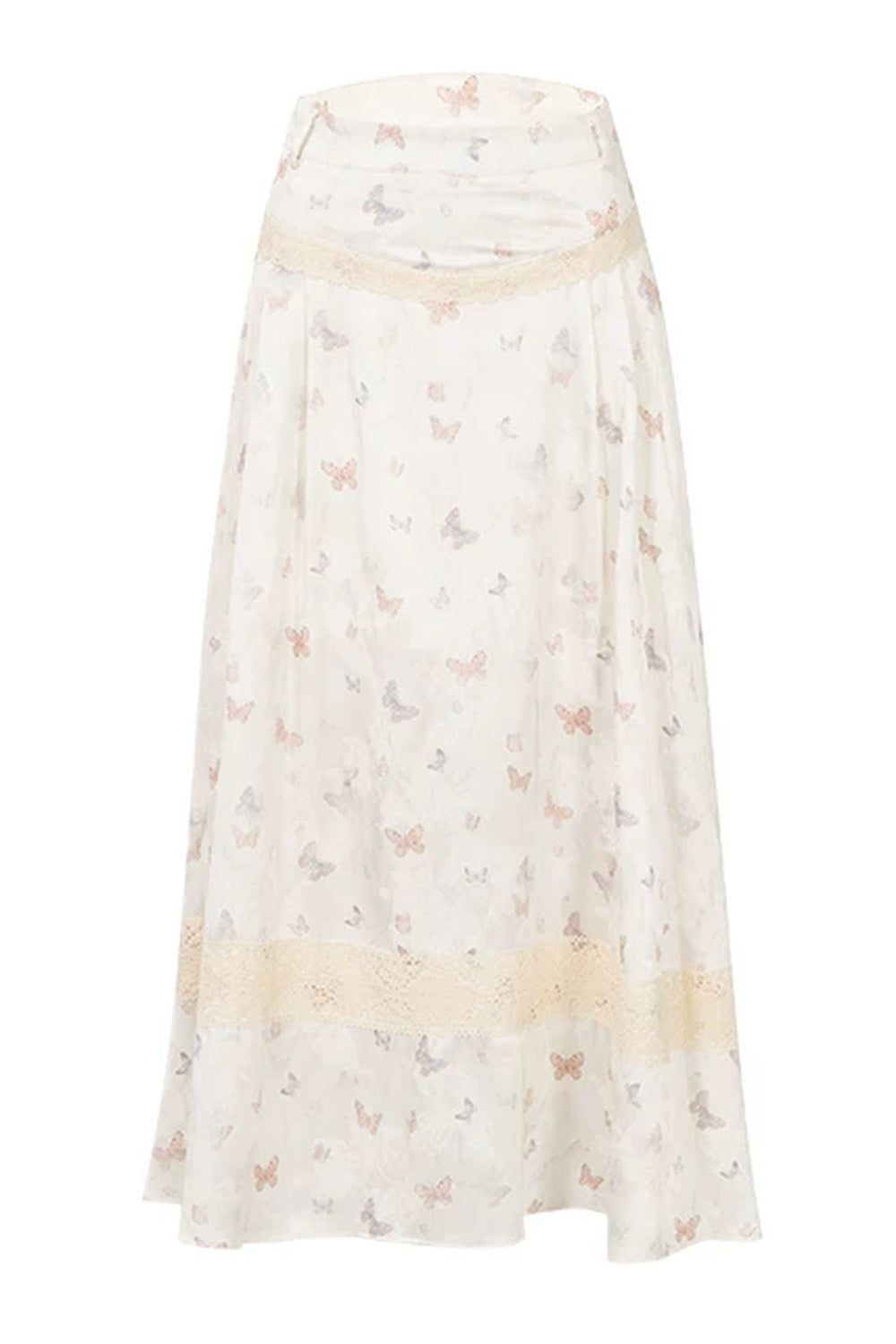 Butterfly Embroidered Cami, Mamian Skirt and Top Set-Up