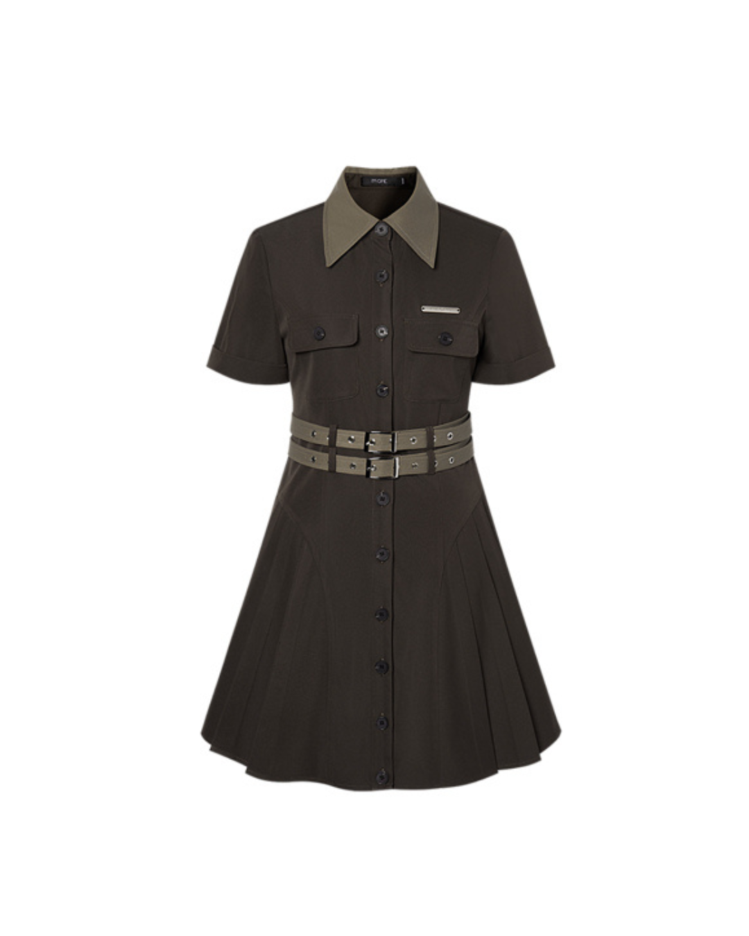 A Line Pleated Dress