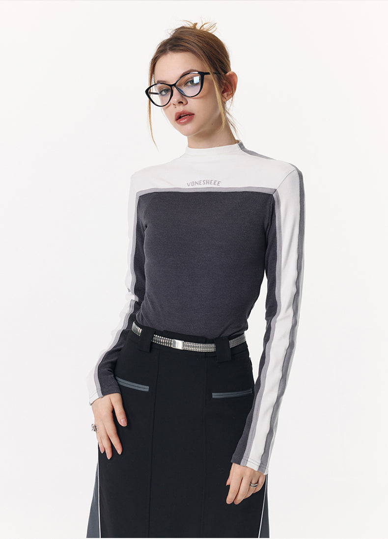 반 바이 컬러 병 목 상단