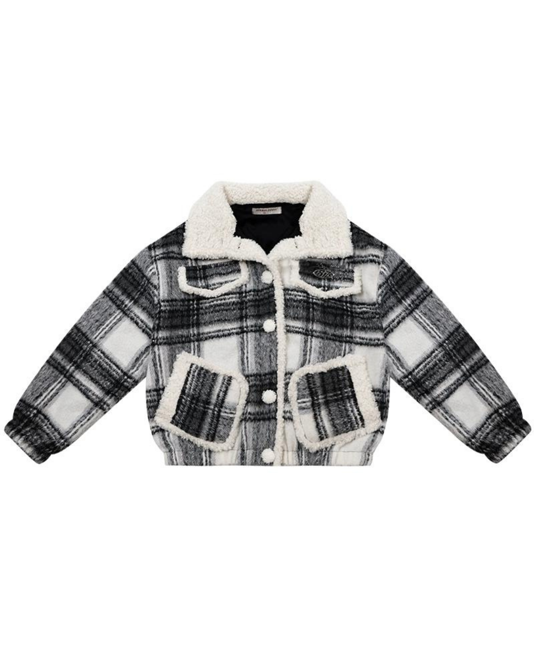 Velvet Plaid Wool Jacket