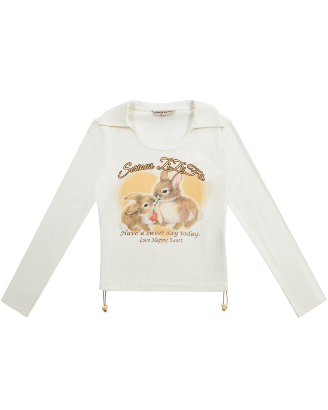 토끼 긴 소매 티셔츠