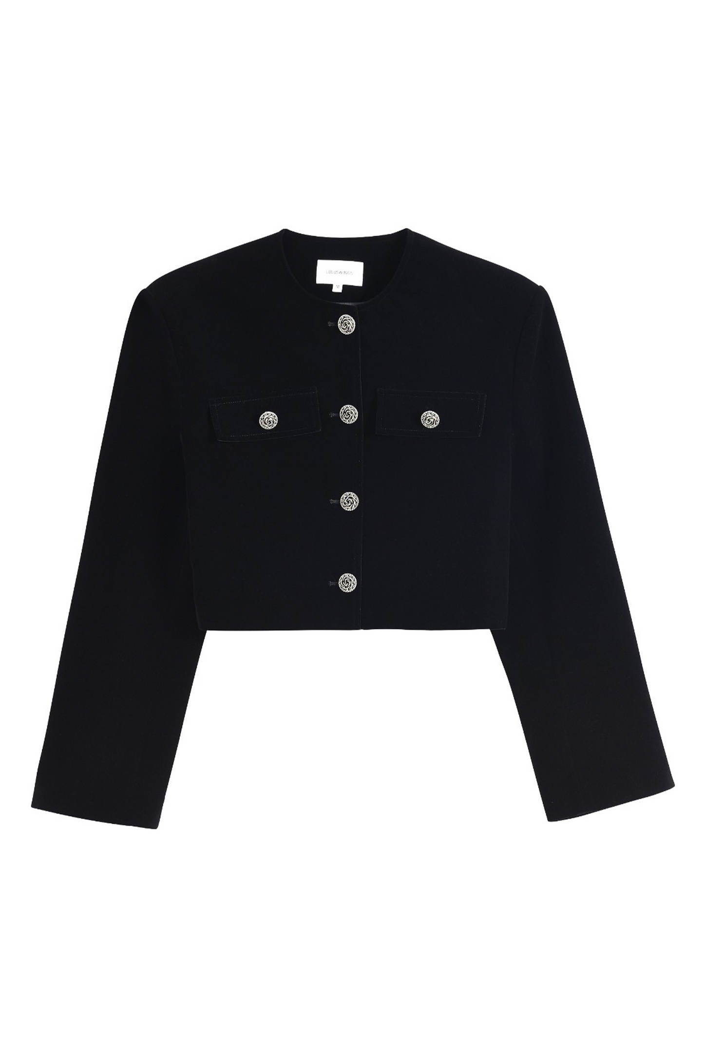 고리없는 벨벳 블레이저