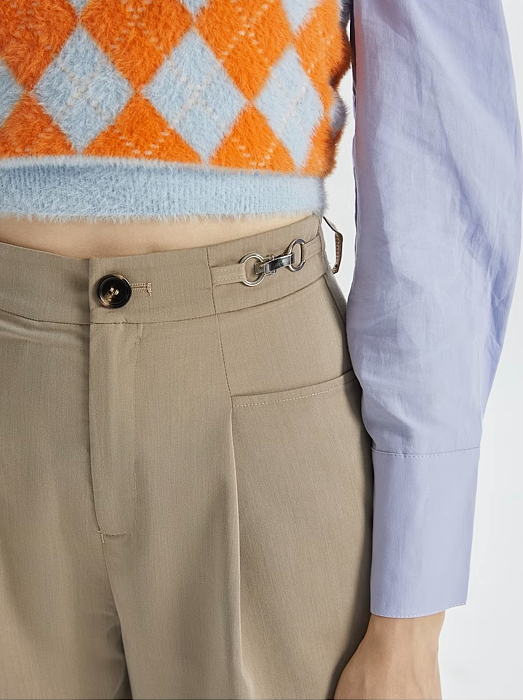 High-end casual wide pants