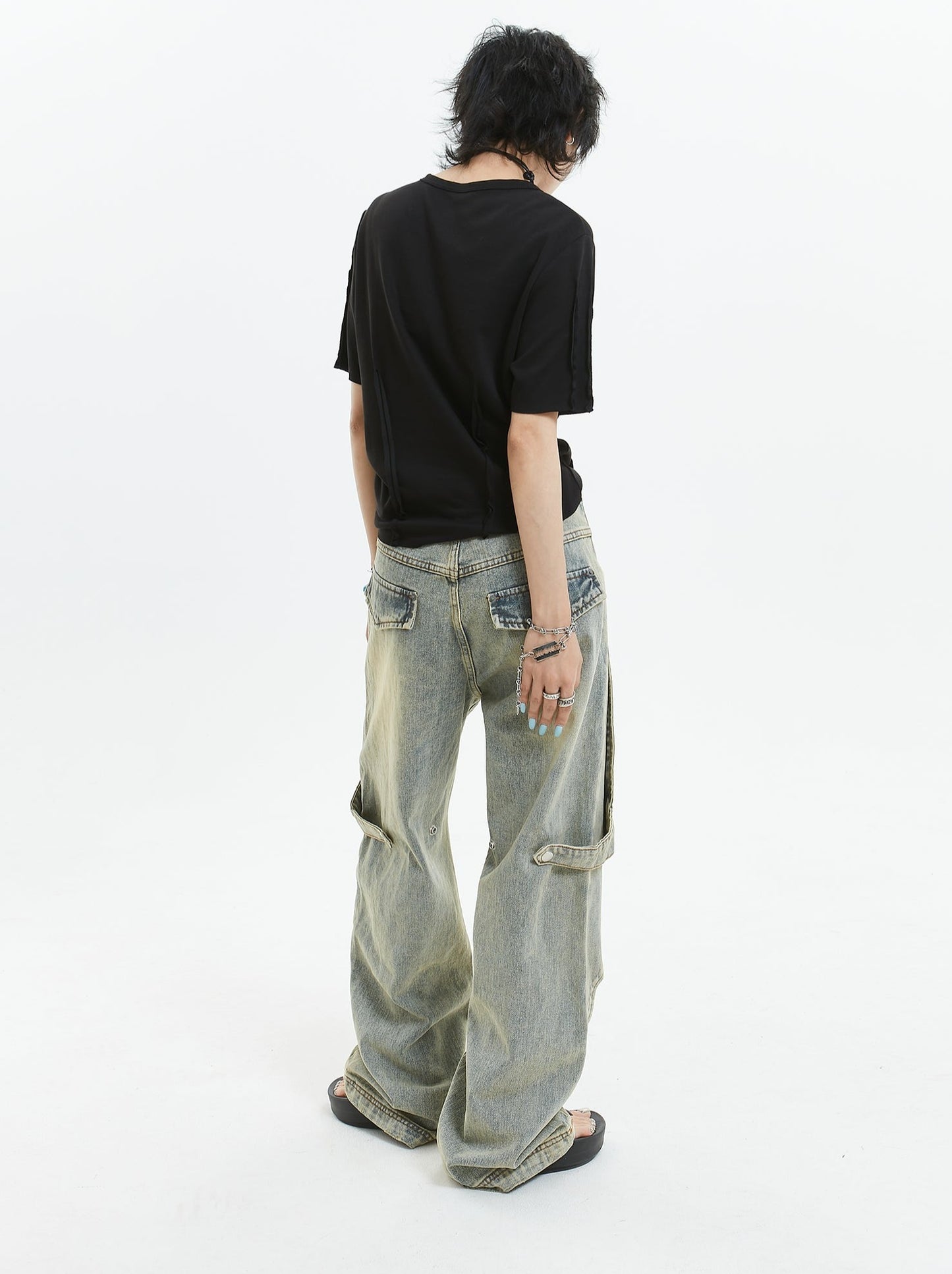 Niche Design Old Wash Straight Denim