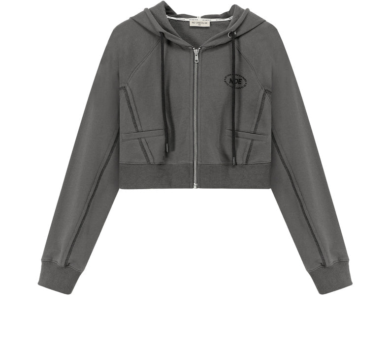 Sports Style Short Hoodie