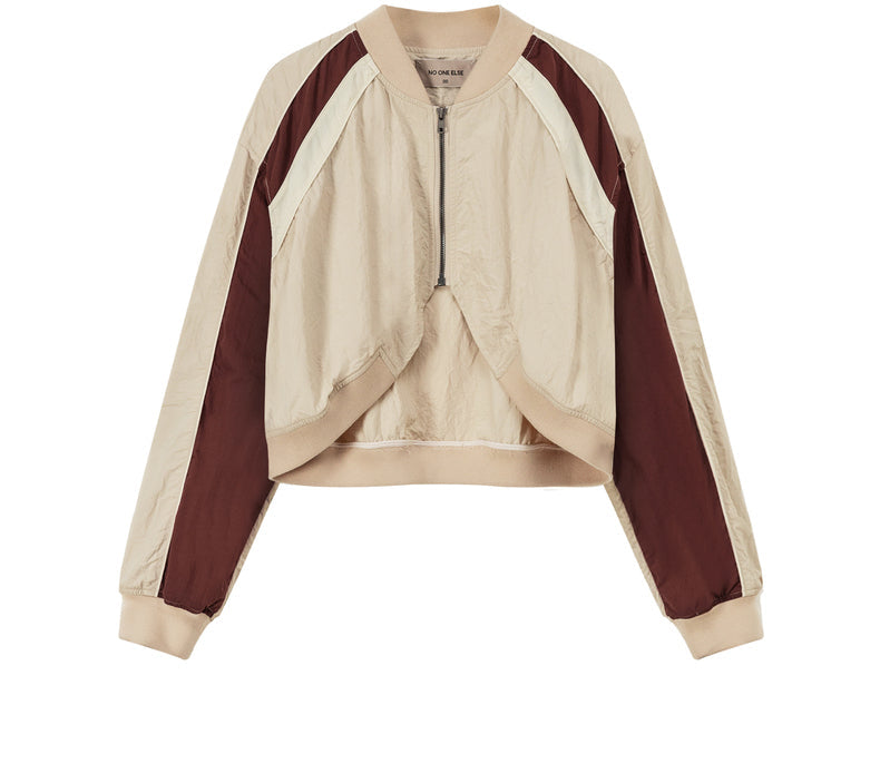 Sports Style Raglan Sleeve Jacket