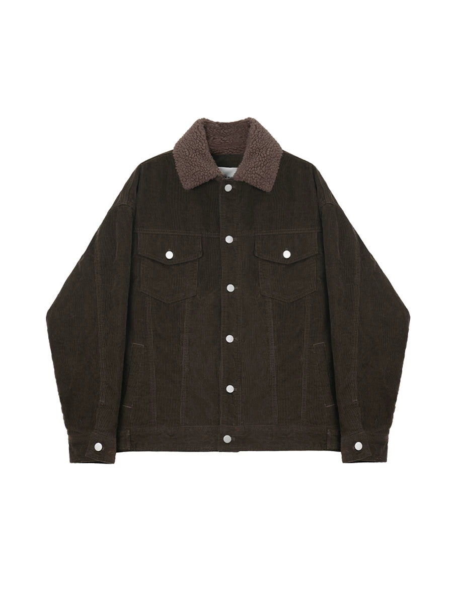 Dark Brown Maillard corduroy jacket