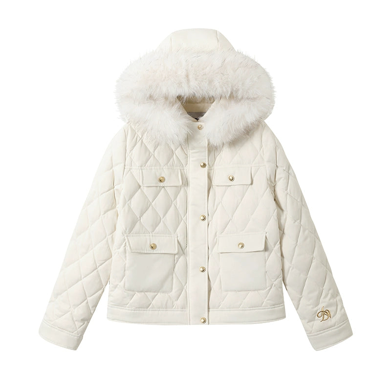 ORIGINAL FUR COLLAR DOWN JACKET