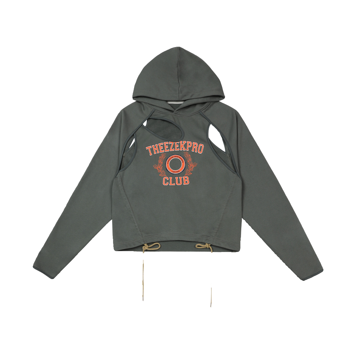 American retro hiphop hooded pullover top